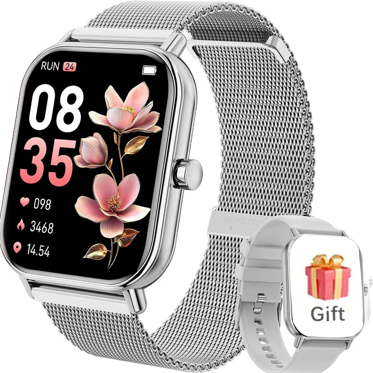 LED Smart Watch with Wireless Calling and Weather Alerts