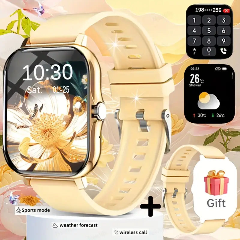 1.85 Inch Smart Watch with Call Answering and Health Monitoring