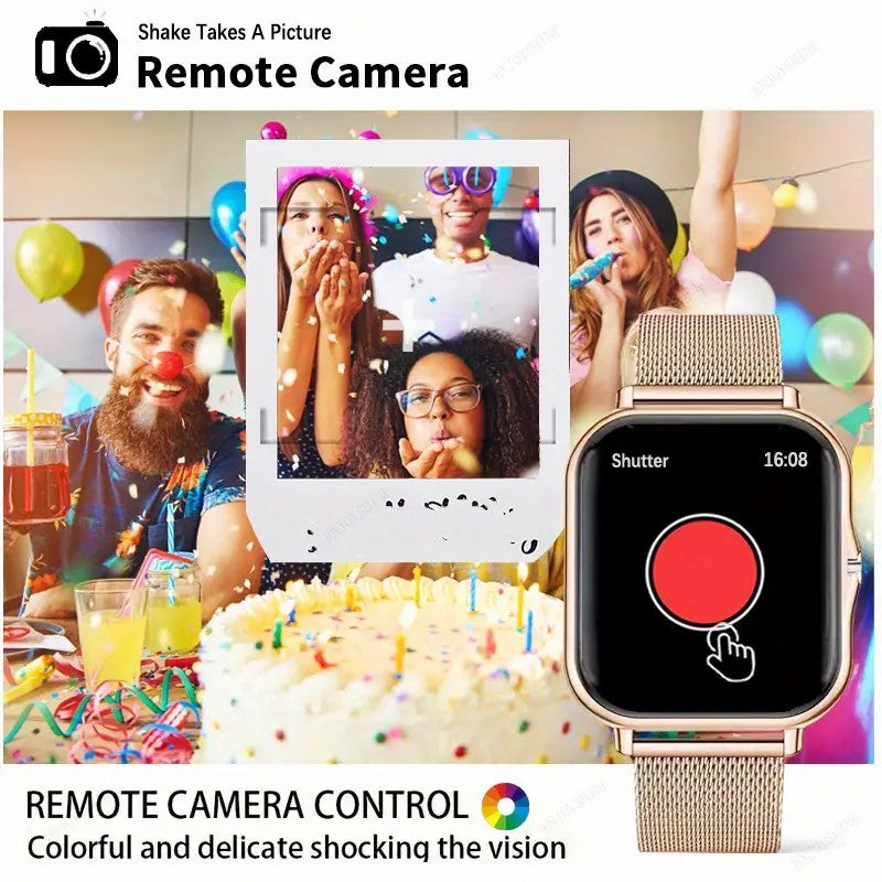 LED Smart Watch with Wireless Calling and Weather Alerts