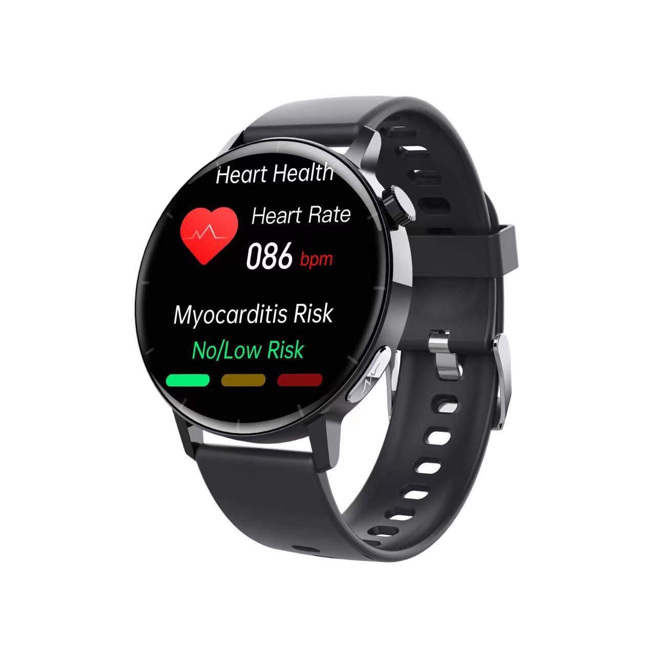 Smart Watch Non-Invasive Blood Glucose Body Temperature Blood Pressure Blood Oxygen Automatic Measurement ECG Ppg Blood Lipid Health Manager