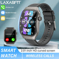 LAXASFIT 1.83-inch Curved Screen Women's Smart Watch Bluetooth Calling Customizable Watch Faces Men's Sports Smartwatch
