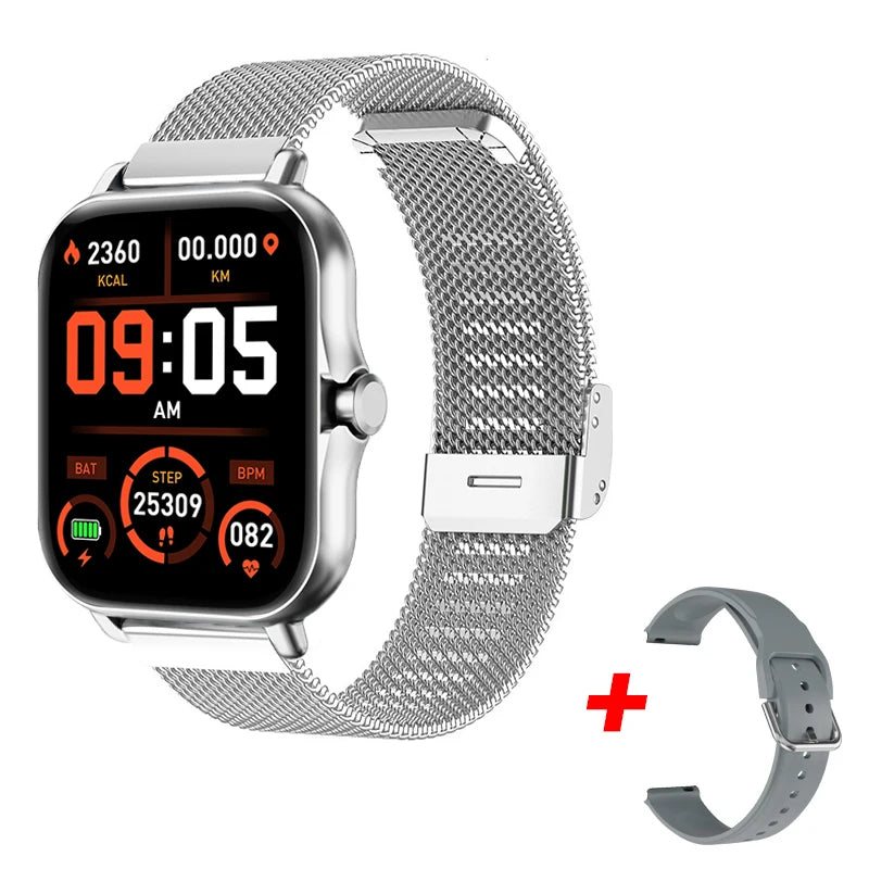 LAXASFIT 2025 Smart Watch 1.83 Inch HD Display Answer Make Call Message Preview Sport Modes DIY Dial Weather Forecast Men Women