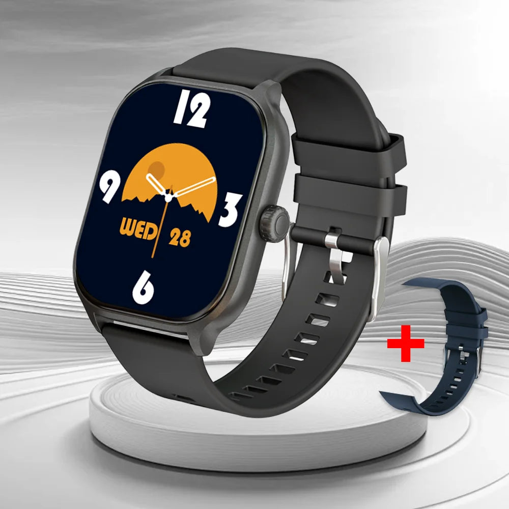 LAXASFIT New Smart Watch 2.01 Inch Smart Watch Bluetooth Call Men Women IP68 Waterproof Sports Fitness Smart Watch