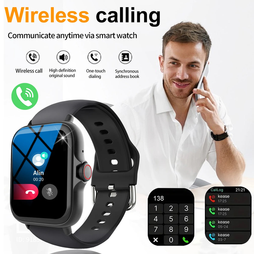 Hot Smart watch, can answer and make calls, multiple APP reminders, suitable for men and women, custom wallpaper