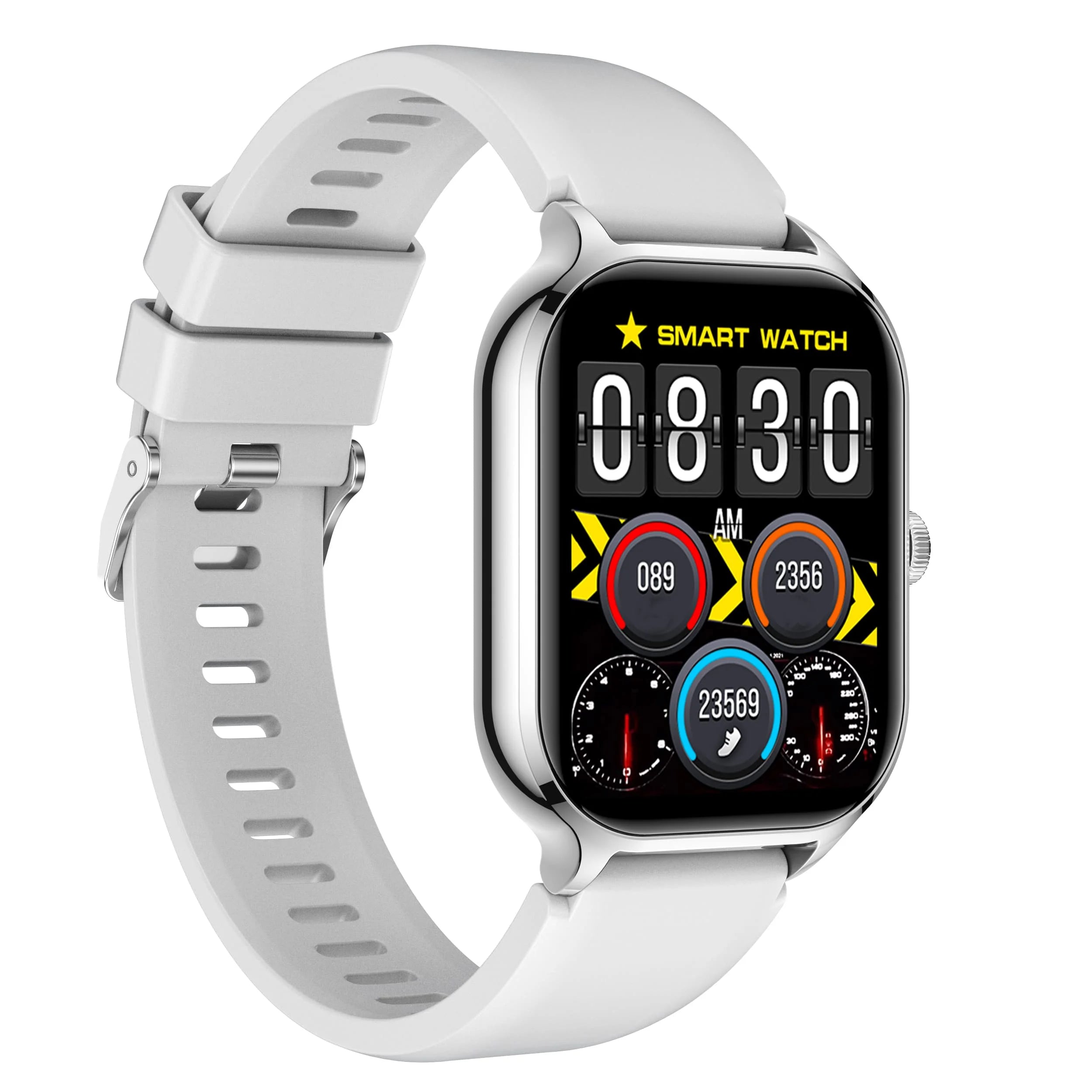 Smart watch with multiple sports modes, can make and receive calls, message reminders, health monitoring, compatible with Androi