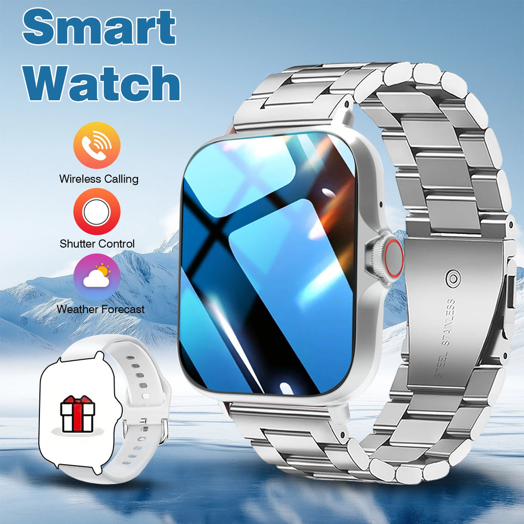 Outdoor sports smartwatch, wireless calling, information reminder, wallpaper change, men's and women's multifunctional sports wa