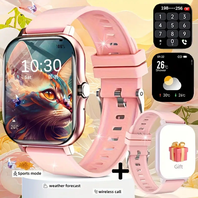 1.85 Inch Smart Watch with Call Answering and Health Monitoring